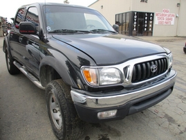 2001 TOYOTA TACOMA PRERUNNER DOUBLE CAB BLACK 2.7L AT 2WD Z16149